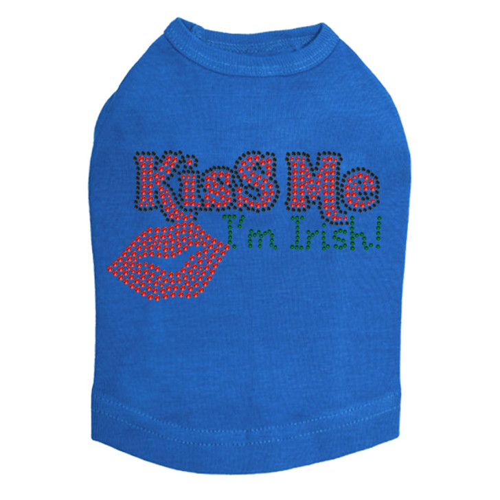 Kiss Me I'm Irish dog tank for large and small dogs.