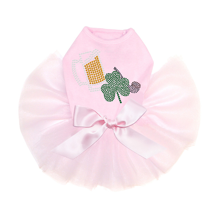 Beer Mug, Clover & Pipe dog tutu for large and small dogs.