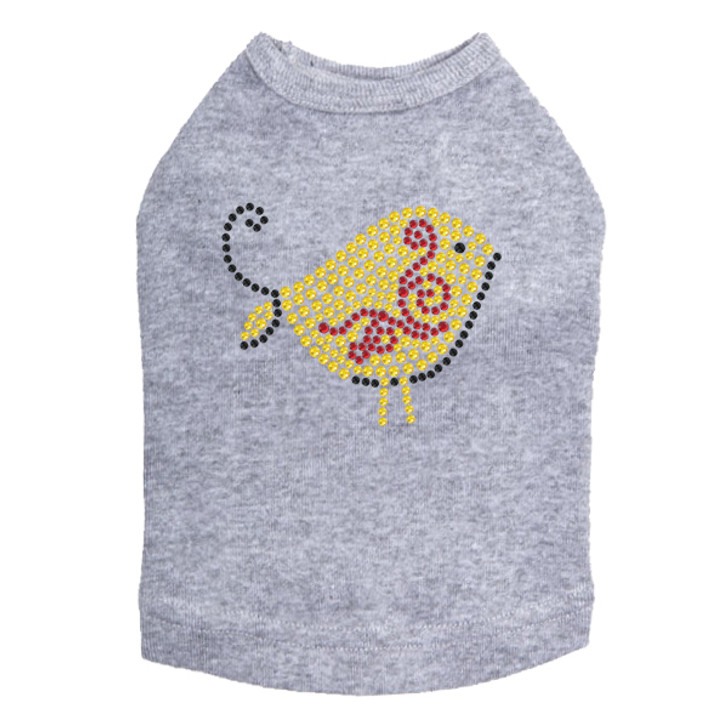 Yellow Bird dog tank for small and large dogs.