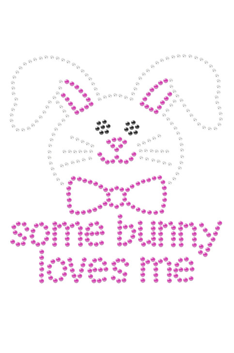 Some Bunny Loves Me - Pink - Women's T-shirt