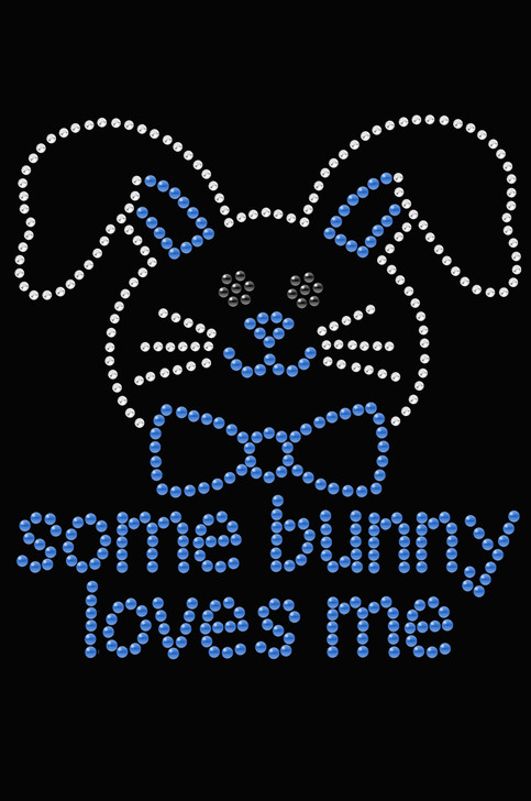 Some Bunny Loves Me - Blue - Women's T-shirt