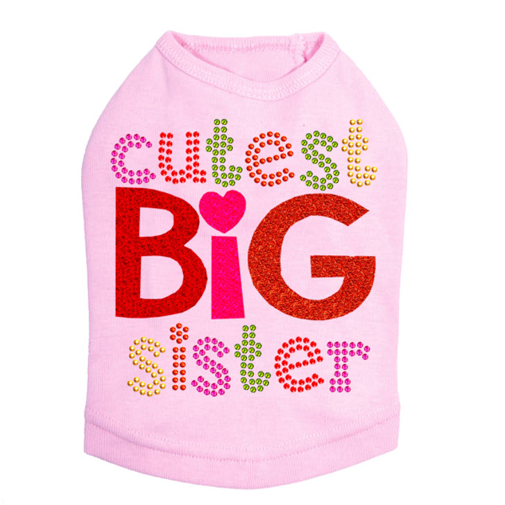 Cutest Big Sister dog tank for large and small dogs.