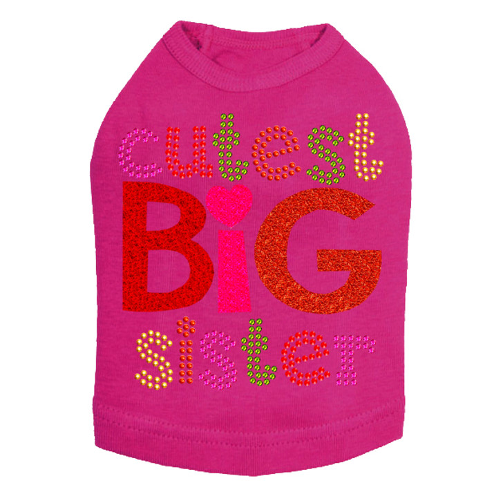 Cutest Big Sister dog tank for large and small dogs.