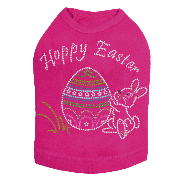 Hoppy Easter Rhinestone Dog Tank