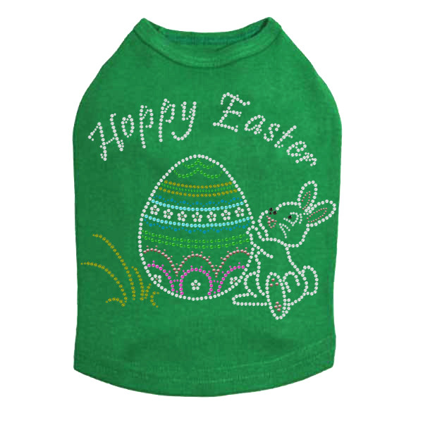 Hoppy Easter Rhinestone Dog Tank