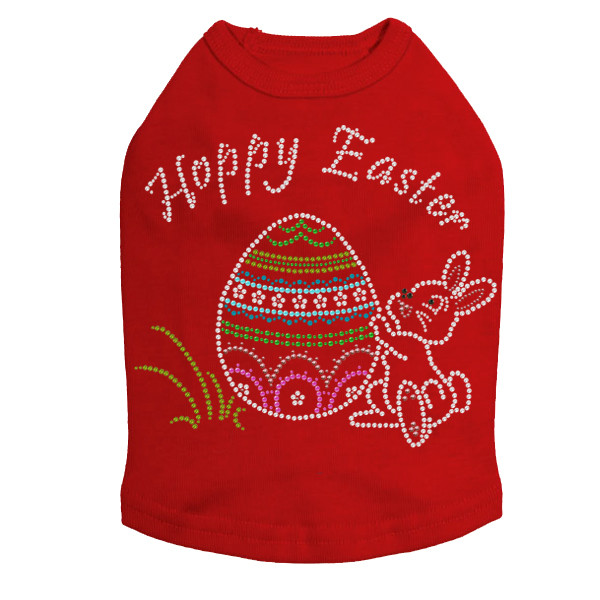 Hoppy Easter Rhinestone Dog Tank