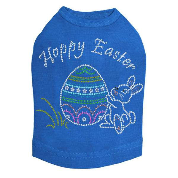 Hoppy Easter Rhinestone Dog Tank