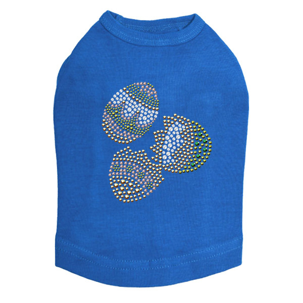 Easter Eggs Rhinestone Dog Tank