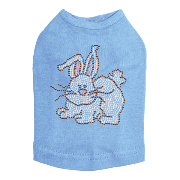 Easter Bunny Rhinestone Dog Tank