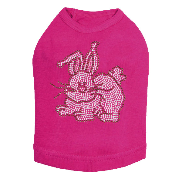 Easter Bunny Rhinestone Dog Tank
