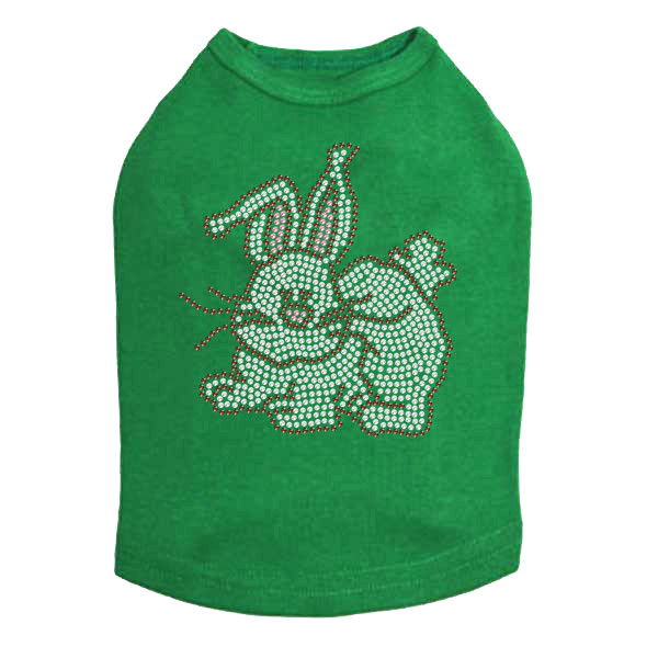 Easter Bunny Rhinestone Dog Tank