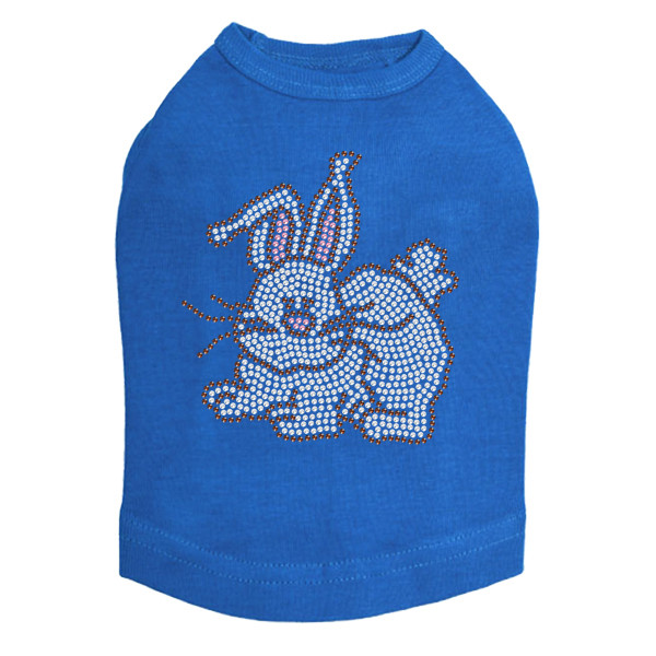 Easter Bunny Rhinestone Dog Tank