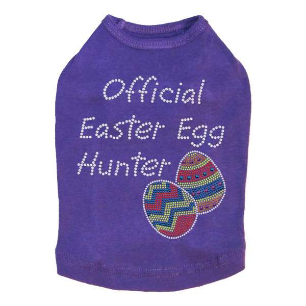 Official Easter Egg Hunter Rhinestone Dog Tank