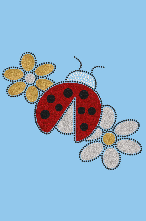 Glitter Ladybug & Daisies - Custom Tutu