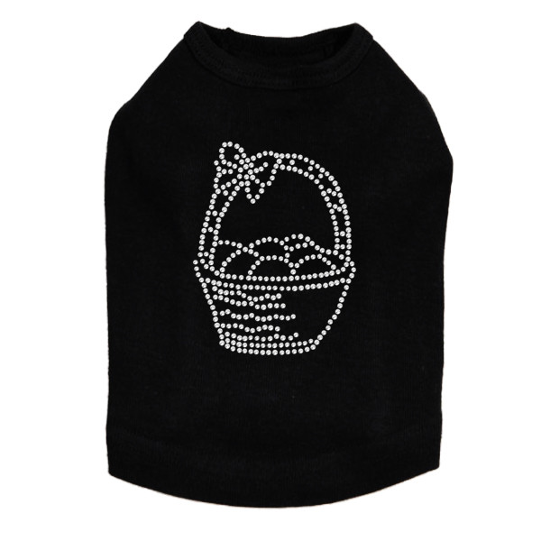 Easter Basket Rhinestone Dog Tank