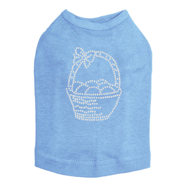 Easter Basket Rhinestone Dog Tank