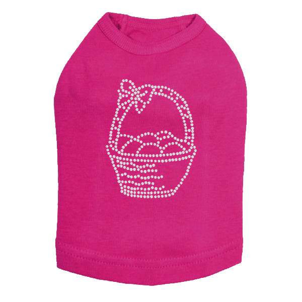 Easter Basket Rhinestone Dog Tank