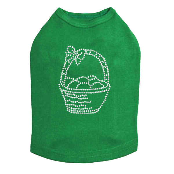 Easter Basket Rhinestone Dog Tank