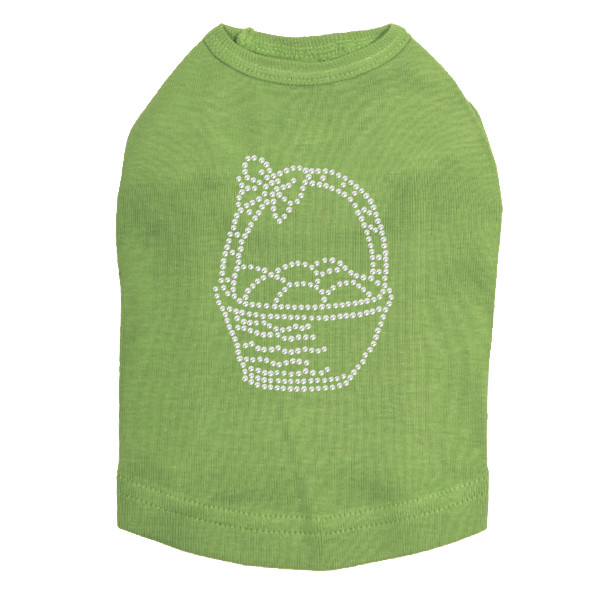 Easter Basket Rhinestone Dog Tank