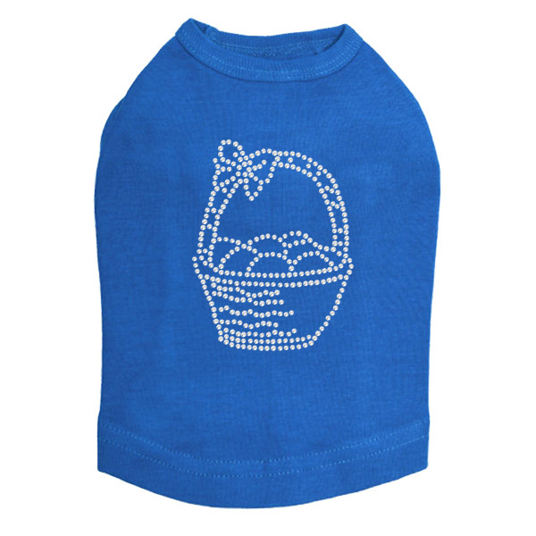 Easter Basket Rhinestone Dog Tank