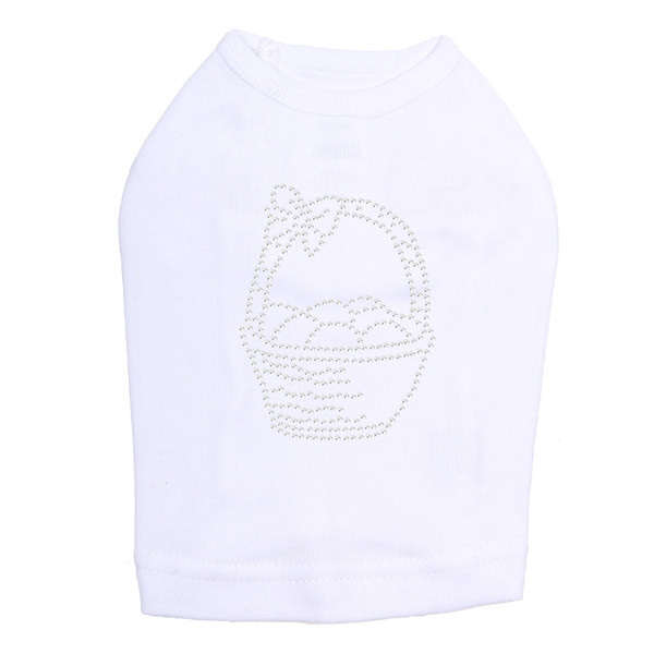 Easter Basket Rhinestone Dog Tank