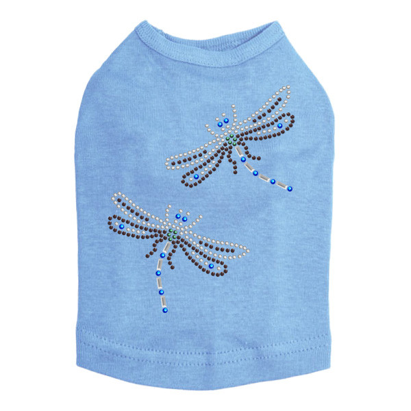 Two Small Dragonflies dog tank for small and large dogs.