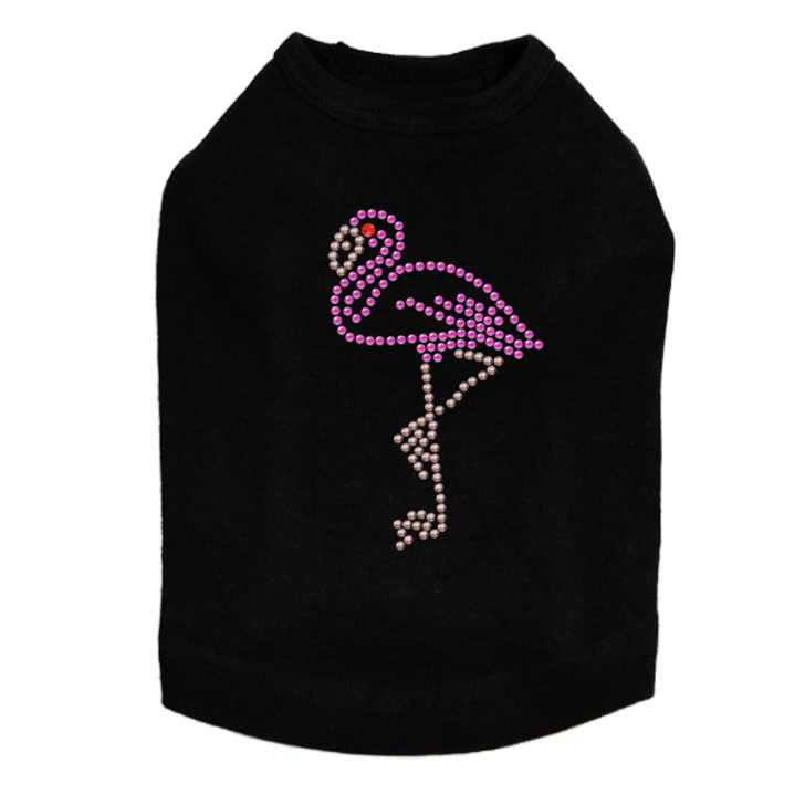Pink Flamingo - Small dog tank for small and big dogs