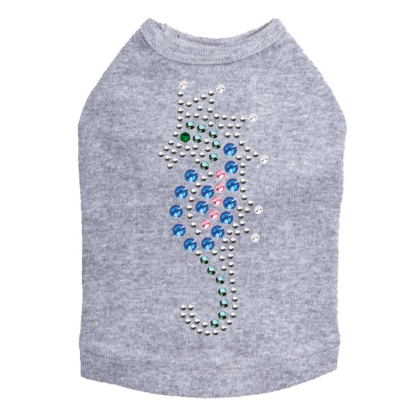 Seahorse - Blue dog tank for small and big dogs