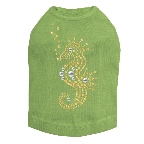 Seahorse - Nailhead dog tank for small and big dogs