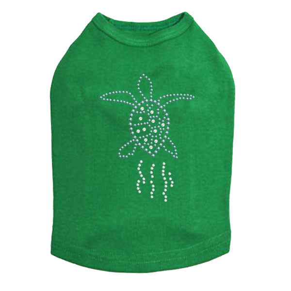Sea Turtle - Blue dog tank for small and big dogs