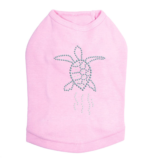 Sea Turtle - Blue dog tank for small and big dogs