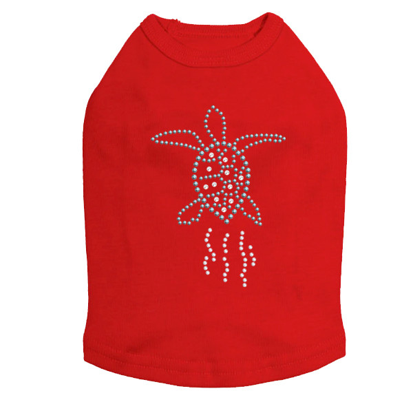 Sea Turtle - Blue dog tank for small and big dogs