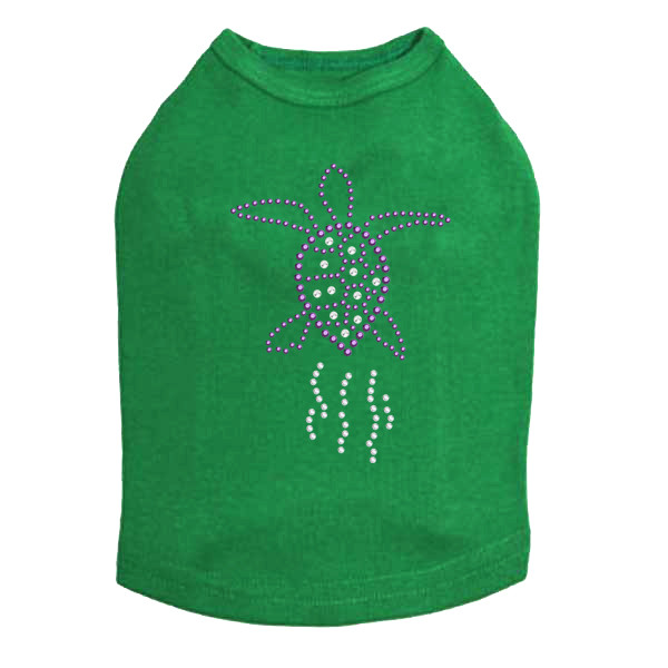 Sea Turtle (Purple) Rhinestone Dog Tank