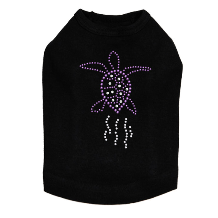 Sea Turtle - Purple dog tank for small and big dogs