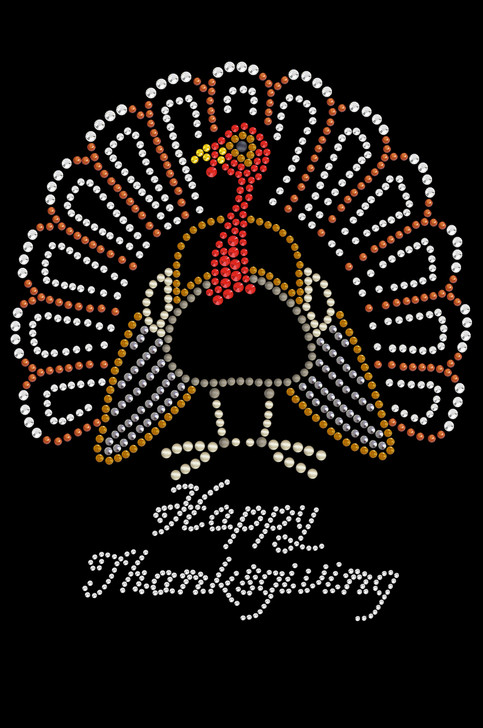 Happy Thanksgiving Turkey #2 Bandanna