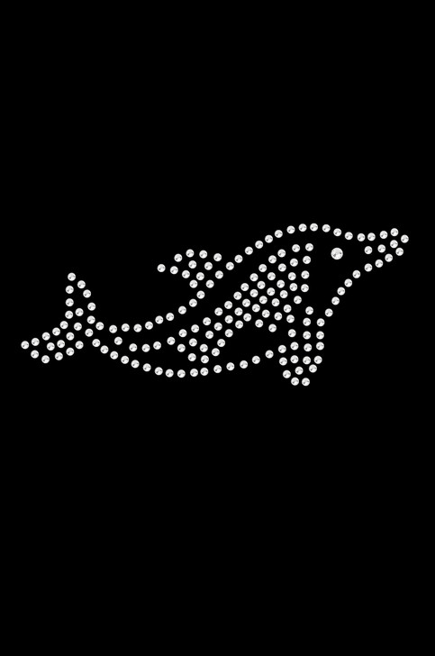 Dolphin (Rhinestone) Rhinestone Dog Tank