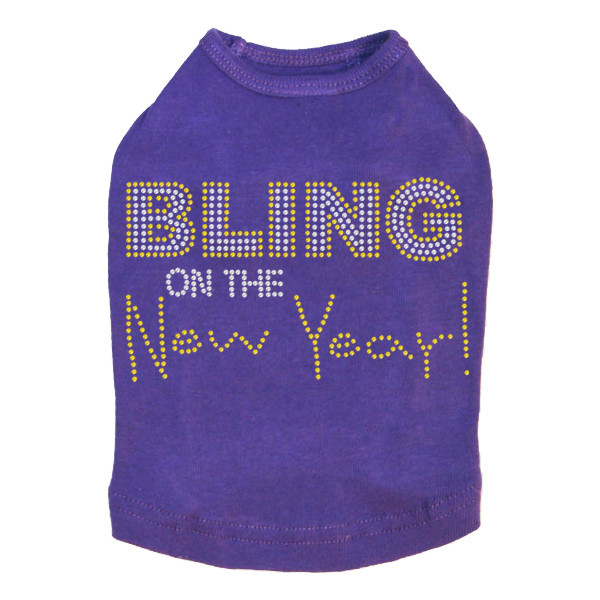 Bling on the New Year - Dog Tank