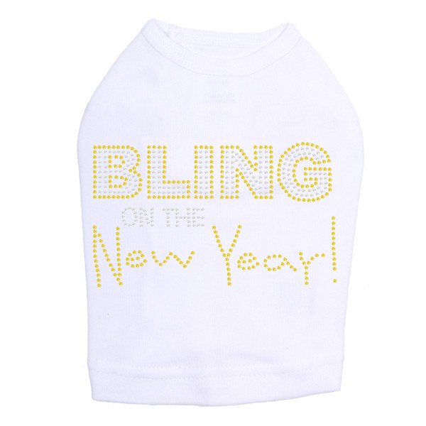 Bling on the New Year - Dog Tank