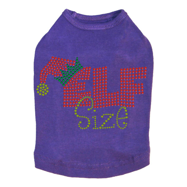 Elf Size - Purple Dog Tank