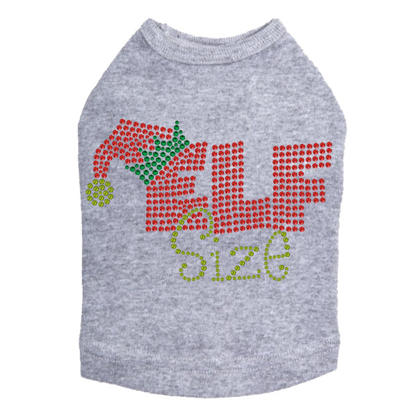 Elf Size - Gray Dog Tank