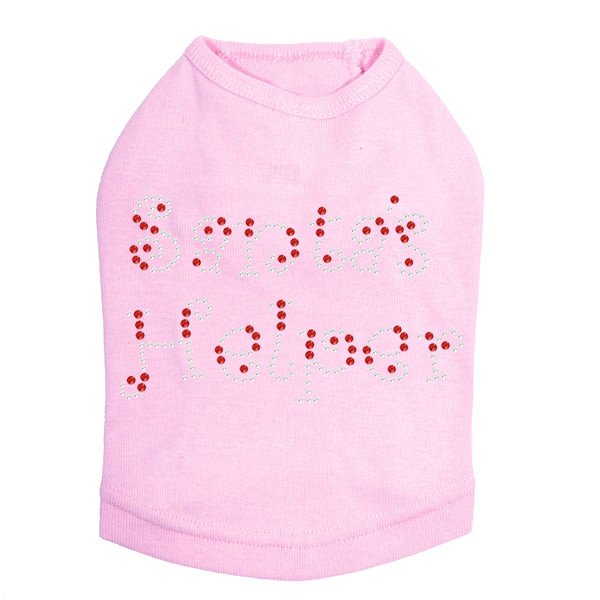 Santa's Helper # 2 - Pink Dog Tank