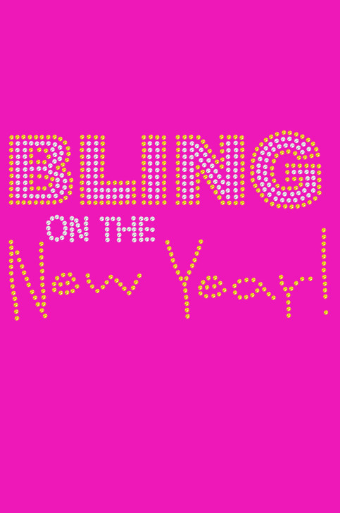 Bling on the New Year - Women's T-shirt