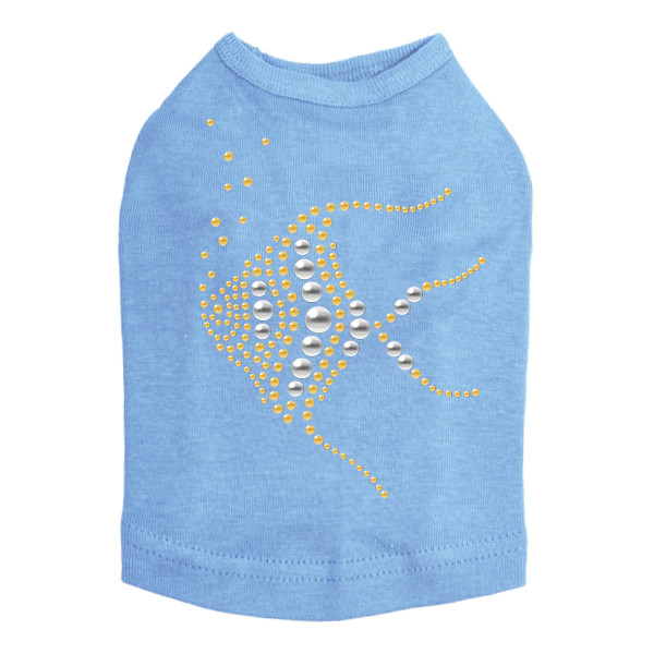 Angel Fish - Nailhead dog tank for small and big dogs
