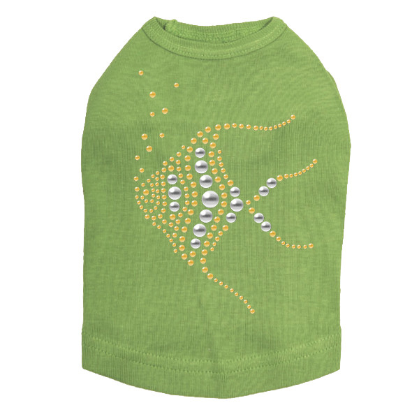 Angel Fish - Nailhead dog tank for small and big dogs