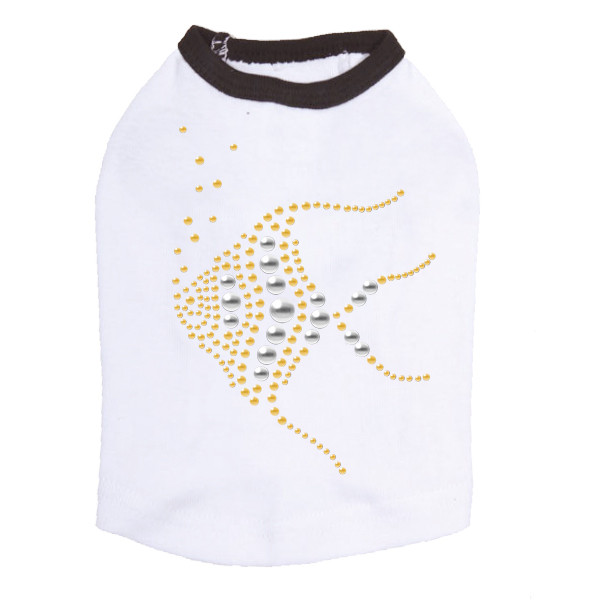 Angel Fish - Nailhead dog tank for small and big dogs