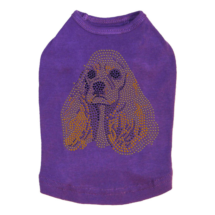 Cocker Spaniel Face Dog Tank
