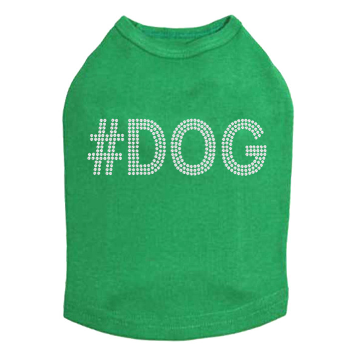 #DOG rhinestone dog tank for large and small dogs.