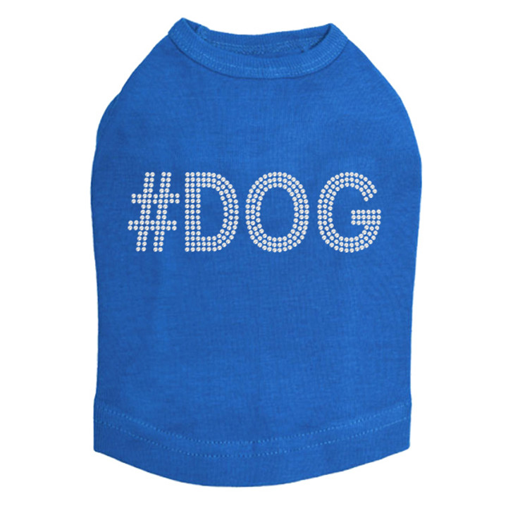 #DOG rhinestone dog tank for large and small dogs.