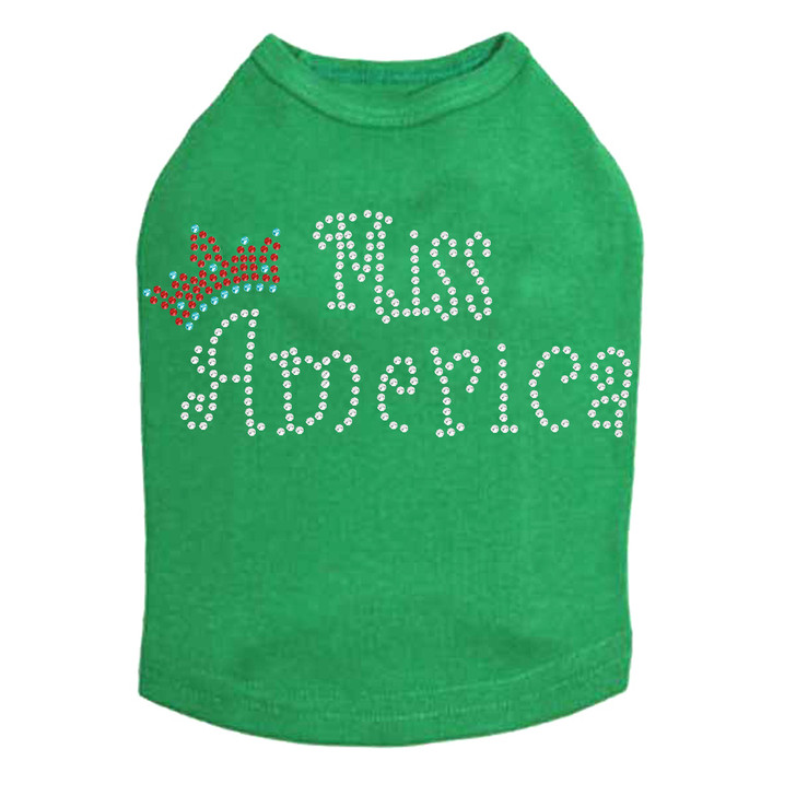 Miss America with Crown - Dog Tank