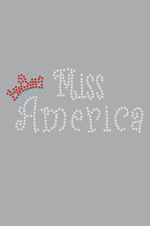 Miss America with Crown - Women's T-shirt